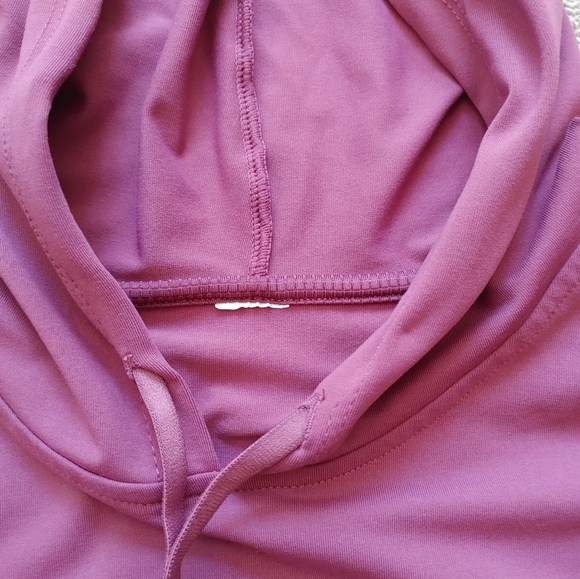 🔥2/$30 Fabletics cashel long sleeved hoodie top in mauve - Picture 4 of 8